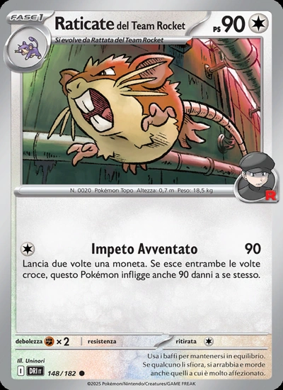 Raticate del Team Rocket