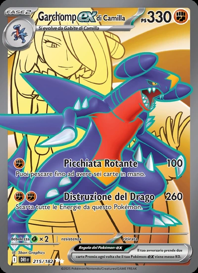 Garchomp-ex di Camilla