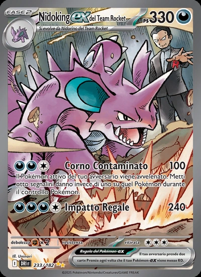 Nidoking-ex del Team Rocket