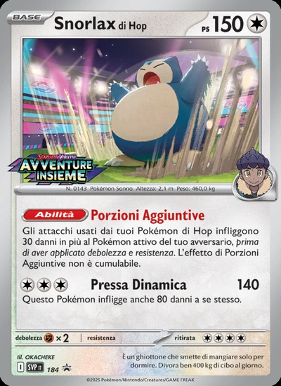 Snorlax di Hop
