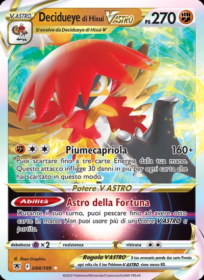 Decidueye di Hisui V ASTRO