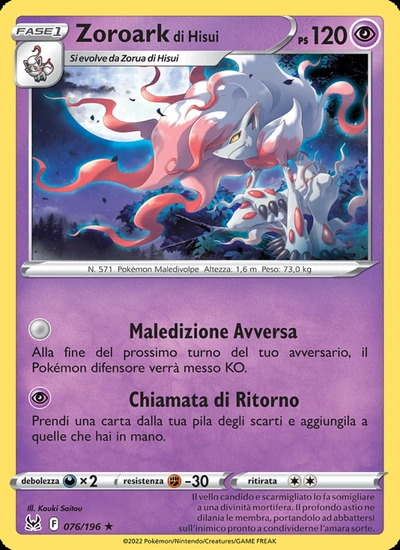 Zoroark di Hisui