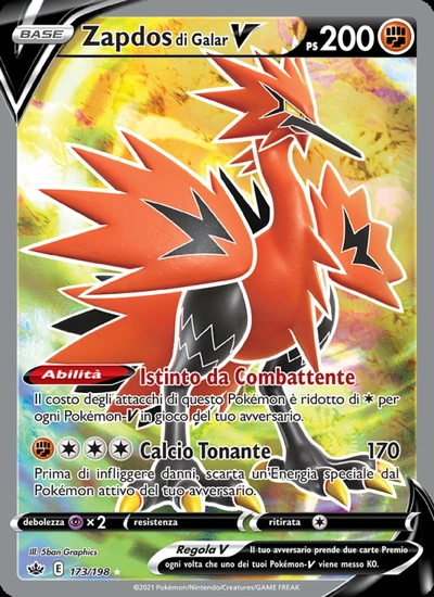Zapdos di Galar V