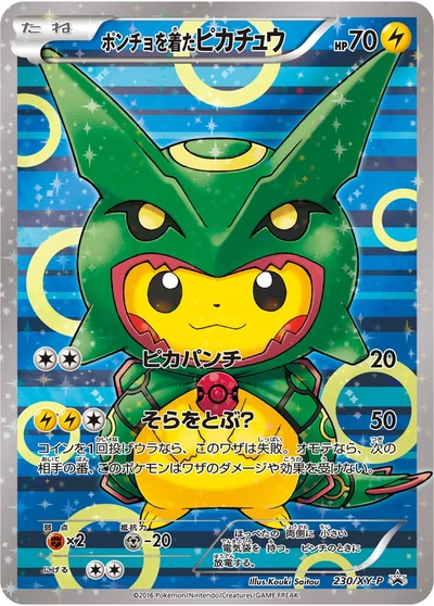 Pikachu Poncho Wearing