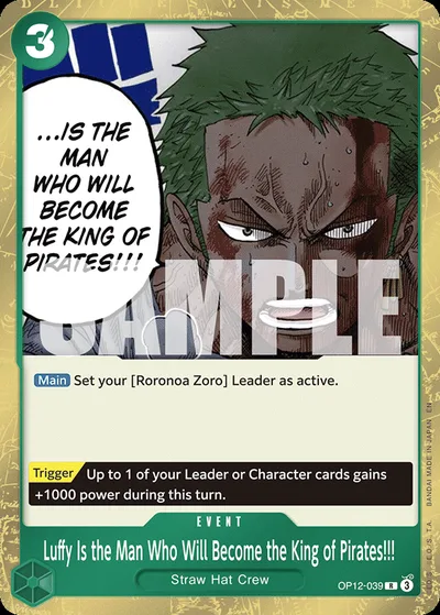Luffy Is the Man Who Will Become the King of Pirates!!!
