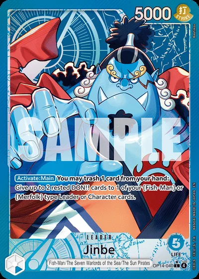 Jinbe - OP14-040 (Alternate Art)
