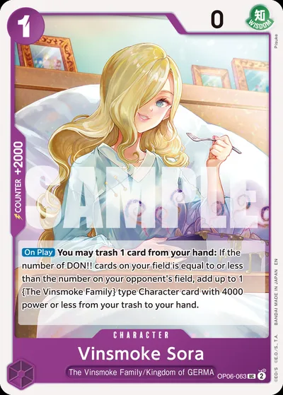 Vinsmoke Sora (Pirate Foil)