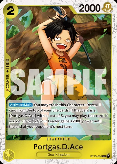 Portgas.D.Ace - ST13-010 (Pirate Foil)