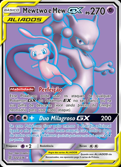 Mewtwo e Mew GX
