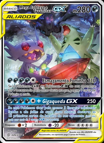 Mega Sableye e Tyranitar GX