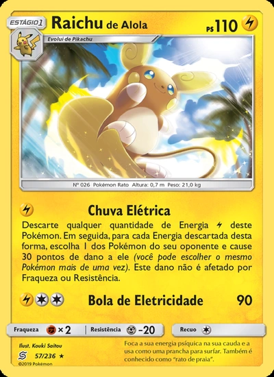 Raichu de Alola