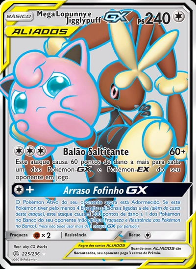 Mega Lopunny e Jigglypuff GX