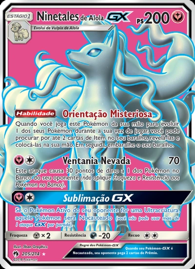 Ninetales de Alola GX
