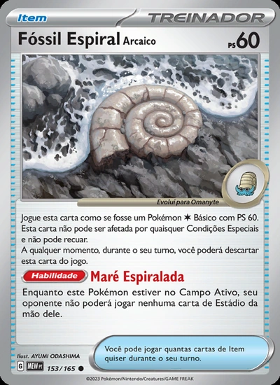 Fóssil Espiral Arcaico