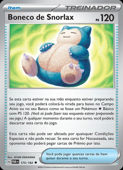 Boneco de Snorlax