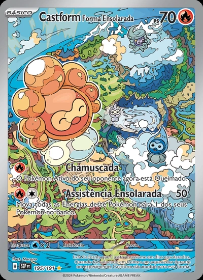 Castform Forma Ensolarada