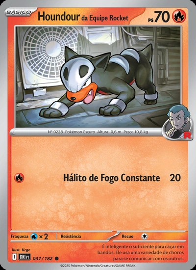 Houndour da Equipe Rocket