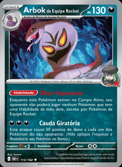 Arbok da Equipe Rocket