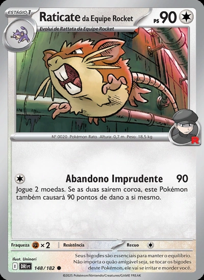 Raticate da Equipe Rocket