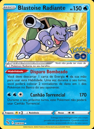Blastoise Radiante