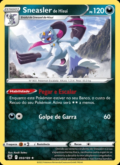 Sneasler de Hisui
