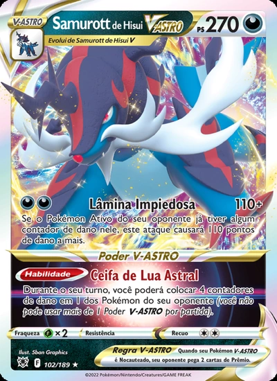 Samurott de Hisui V-ASTRO