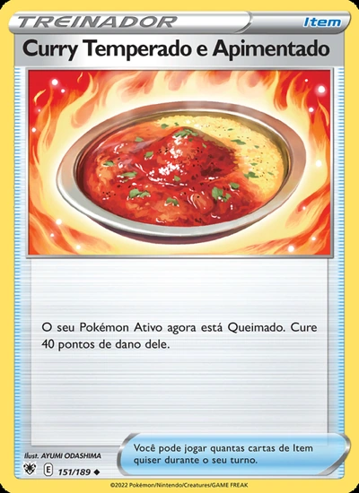 Curry Temperado e Apimentado