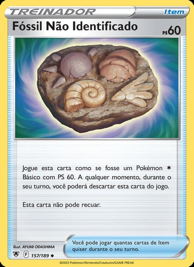 Fóssil Não Identificado