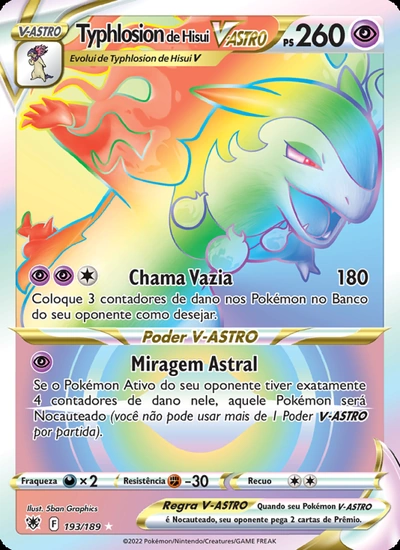 Typhlosion de Hisui V-ASTRO