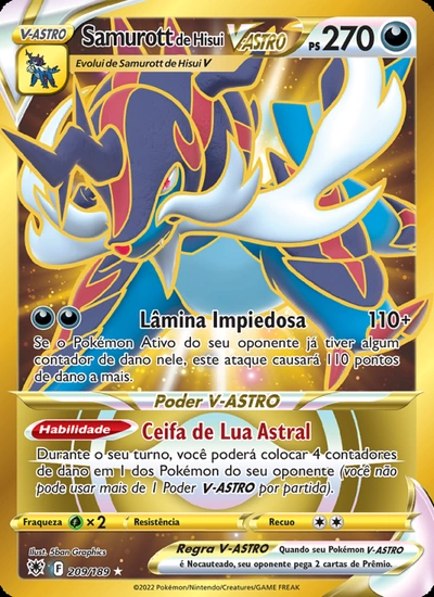Samurott de Hisui V-ASTRO