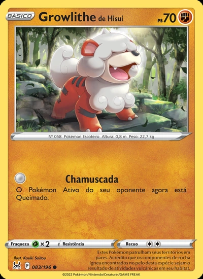 Growlithe de Hisui