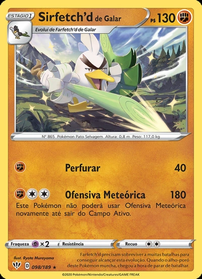 Sirfetch'd de Galar