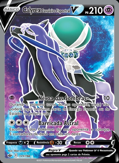 Calyrex Cavaleiro Espectral V