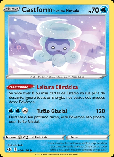 Castform Forma Nevada