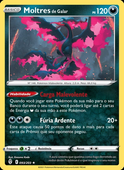 Moltres de Galar