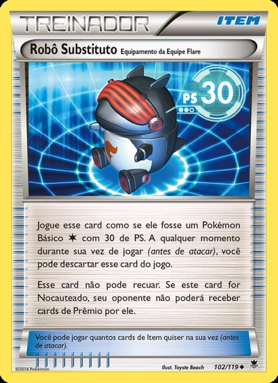 Robô Substituto – Equipamento da Equipe Flare