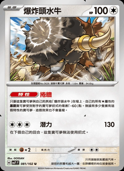 爆炸頭水牛